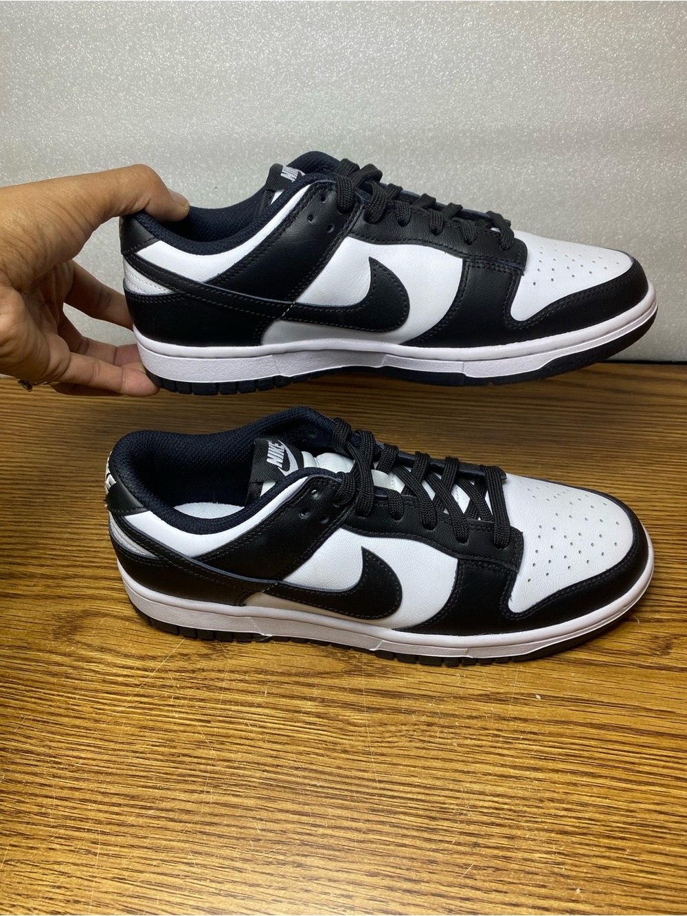 Nike Dunk Low Retro Panda Sneakers Shoes Women's Size 8.5 White Black DD1503-101